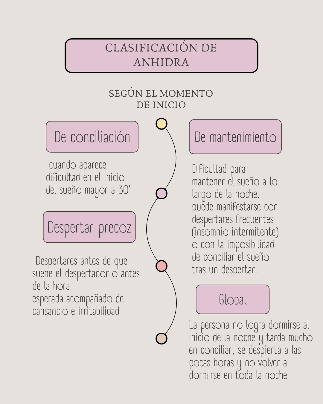 clasificacion de anhidra según el momento de aparición 